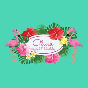 Flamingo Summer Theme Chocolate Wrappers Printable Digital - Print At Home - Picture 1 of 12