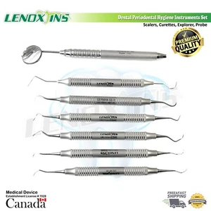 Dental Periodontal Hygiene - Instruments Set, Scalers-Curettes-Explorer/probe - Picture 1 of 2