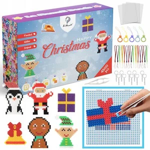 La Manuli Bügelperlen Weihnachten - Bügelperlen Set mit 4500 Stück 5mm 24 Farben - Bild 1 von 8