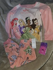 Disney Princess 2-Piece Pajamas Long Sleeve Top & Pants Sleep Set Size 3T*New - Picture 1 of 10