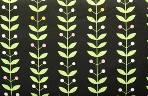 Erinn Kennedy for Andover, Painted Posies on Black  (EOB 17x44")RARE-OOP - Picture 1 of 1