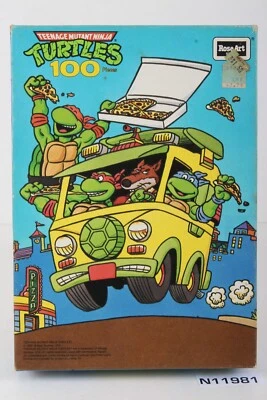Rompecabezas de 100 piezas Rose Art Teenage Mutant Ninja Turtles TMNT Party Wagon Foto 1 de 4