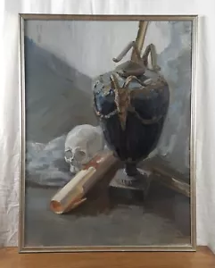 Originalgemälde, Stillleben, Schnecke und Vase, ukrainischer Künstler - Bild 1 von 8