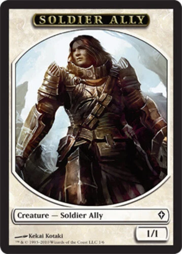 4x Soldier Ally Token ~ Near Mint Worldwake MTG Magic x4 4 UltimateMTG Playset W - Image 1 of 1