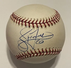 BRAD FULLMER SIGNED MLB BASEBALL EXPOS BLUE JAYS RANGERS ANGELS JSA AUTH COA - Picture 1 of 2