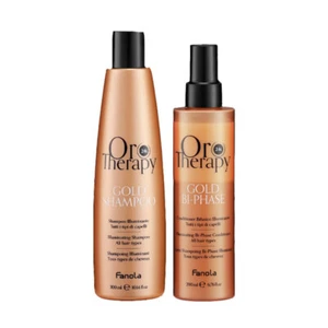 FANOLA Kit Oro Therapy Oro shampoo 300ml + conditioner Bifásica 200ml - Imagen 1 de 1