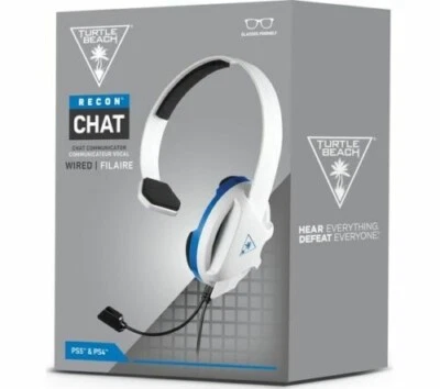 Turtle Beach PS5 Wired Gaming Headset with Mic - White/Blue * NEW * RRP £20 PS4 - Image 1 of 4