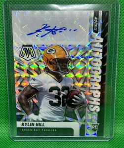 2021 Panini Mosaic Football Kylin Hill Rookie Auto Green Bay Packers RA-85  - Picture 1 of 2
