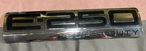 2008-2014 Ford E-250 Super Duty Van Rear Door Emblem OEM E250 6C24-15402A17 GB - Picture 1 of 7