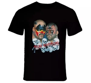 NEU Road Warriors Baumwolle schwarz T-Shirt LARGE - Bild 1 von 1