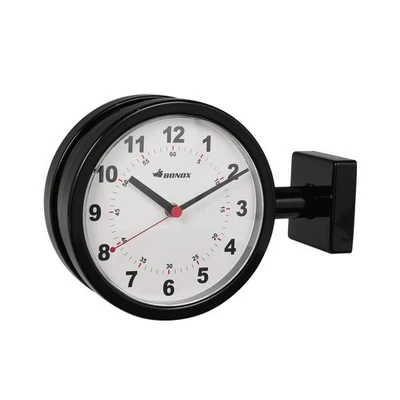 Dulton Reloj de Pared Doble Cara S624-659BK Compacto 170D Negro Diseño de... - Imagen 1 de 4