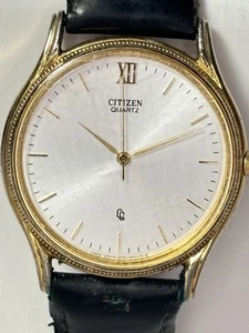 Citizen Quartz Gold Plated Men’s Classic Watch, Genuine Vintage Gifts For Him - Picture 1 of 11