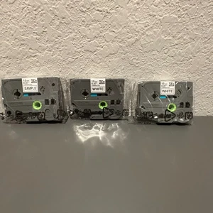 3-Brother TZe-241 Label Maker Tape 3/4 3/16 White|10613 - Picture 1 of 8