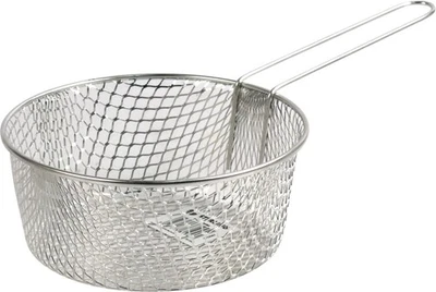 STERLING VENTURES Replacement Wire Chip Pan Frying Basket To Fit 7" Inch Chip Pan Large Chips Fry