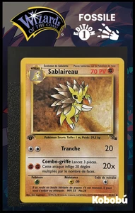 Pokemon Karte Sablaireau 41/62 Edition 1 Ed 1 Fossil Wizards 1 - Bild 1 von 3