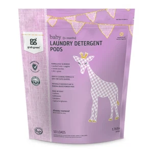 Cialde detersivo per bucato per bambini in palissandro verde da sogno 50 pezzi 29 once - Foto 1 di 9