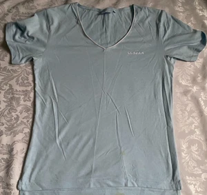 LADIES LIGHT BLUE LA GEAR TOP SIZE 18 - Picture 1 of 4
