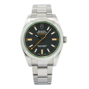 Rolex Milgauss 116400GV Automatic Stainless Steel Black Dial Men's Watch 40mm - Picture 1 of 4