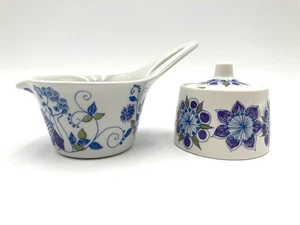 Figgjo LOTTE Turi Design Salsa Barco y Mostaza Olla con Tapa Serigrafía Pintada a Mano - Imagen 1 de 19