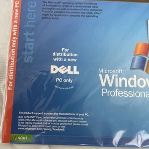Sealed Microsoft Windows XP Professional Version 2002 NO Key Dell #1 - Picture 1 of 2