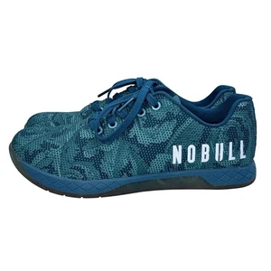 Nobull Super Fabric Trainers Mens 8.5 Women’s 10 Teal Mesh Low Top Shoe - Bild 1 von 14