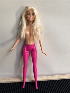 Mattel Barbie Doll 2014 Articulated Pink Legs Blond Hair - Picture 1 of 9