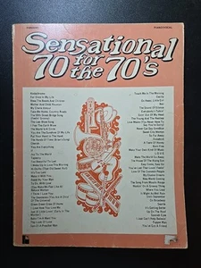 Sheet Music Book SENSATIONAL 70 FOR THE 70's (Screen Gems, 1974) Used - Bild 1 von 9