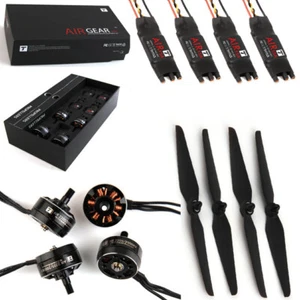 Tiger Motors Air Gear 200 4x A2205 2000kv BL Motor 4x 6535 Props 4x 15A Regler - Bild 1 von 4