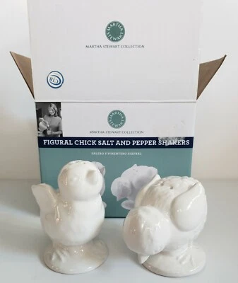 Martha Stewart Collection Figural Chick Salt and Pepper Shakers Brand New - Image 1 of 4
