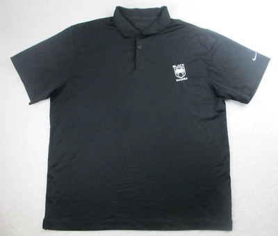 Nike Black Mamba Golf Polo Shirt Mens XXL  Short Sleeve Kobe Bryant Snake Logo - Image 1 of 4