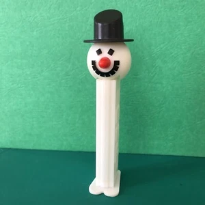 PEZ Candy Dispenser Frosty Snowman Made in Slovenia with Feet - Picture 1 of 7