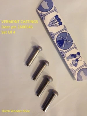 Set of 4 VERMONT CASTINGS Door pin 1600546 for Vigilant  Resolute Defiant 3/16" - Image 1 of 4