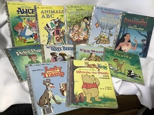 Lot of 11 Vtg Little Golden Books Children Mixed Eras - Imagen 1 de 5