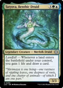 TATYOVA, DRUIDO BENTONICO mtg quasi nuovo comandante Lost Caverns of Ixalan Unc - Foto 1 di 1