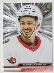 2023-24 UD Mathieu Joseph Outburst Silver Card #129 Ottawa Senators - Picture 1 of 2