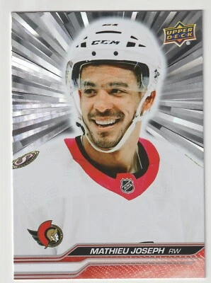 2023-24 UD Mathieu Joseph Outburst Silver Card #129 Ottawa Senators - Image 1 of 2