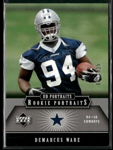 DeMarcus Ware 2005 Upper Deck Portraits #156 013/425 - Dallas Cowboys - Picture 1 of 2