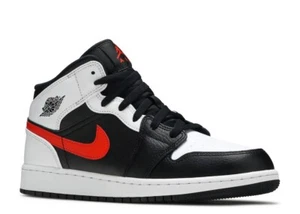 Size 7y - Jordan 1 Mid Chile Red - Picture 1 of 4