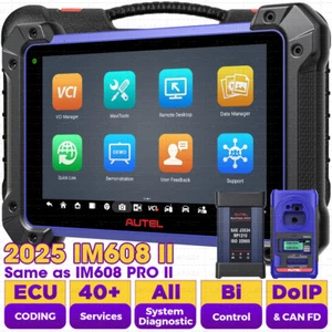 2025 Autel MaxiIM IM608 PRO II Key Fob Programmer 40+ Services Scanner IM608 II - Picture 1 of 12