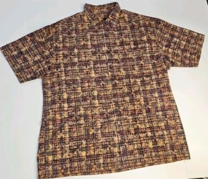 Ocean Pacific Menswear Mens L Button Down Short Sleeve Abstract Shirt (696) - Picture 1 of 6