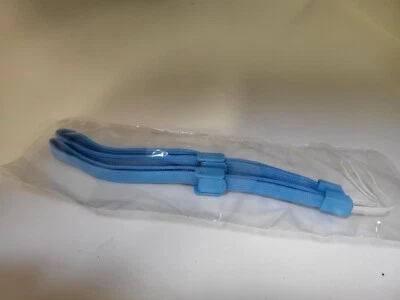 DUAS (2) NOVAS pulseiras de pulso azuis autênticas originais OEM controle remoto Nintendo Wii - Imagem 1 de 4