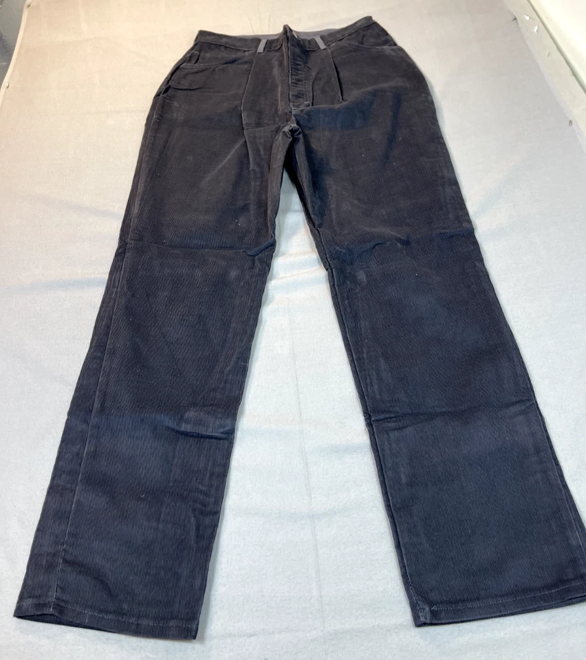 Pantalones de pana SEARS 32x30 cintura alta pierna ancha mujer 18 vintage años 80 patinador holgado Foto 1 de 4