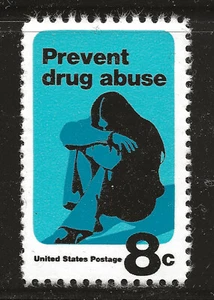 US Scott #1438, Single 1971 Drug Abuse 8c FVF MNH - Picture 1 of 1