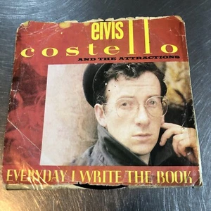 Elvis Costello Everyday I Write The Book 45rpm 7" vinyl single Picture Sleeve - Picture 1 of 5