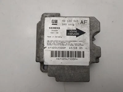 OPEL ASTRA G Station Wagon F35 SRS Control Unit GM90520841AF 2000 - Immagine 1 di 4