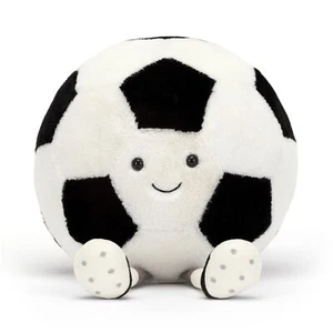 Jellycat Amuse Bull Soccer Ball Plush Toy-Valentine's Day gift - Picture 1 of 7