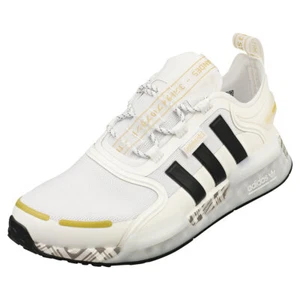 adidas Nmd V3 Mens Fashion Trainers in White Black - 7 UK - Picture 1 of 8