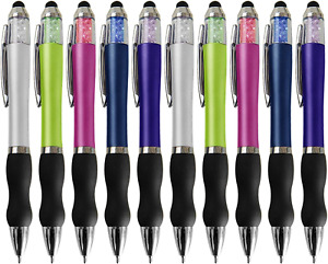 Ballpoint Writing Pens with Stylus Tips 1mm Medium Point Pen Black Ink Pen Stylu