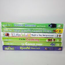 Lot of 6 Sesame Street DVD Sealed Cookie Monster Elmo Kids Children PBS Kids