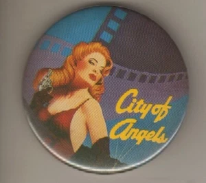 Botón trasero ""Ciudad de ángeles"" Broadway 1989 - Imagen 1 de 1